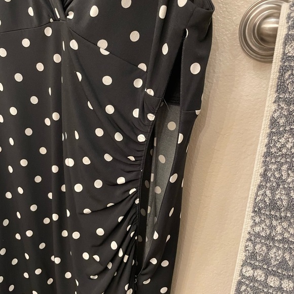 Black and white polka dot dress size 12 - Picture 5 of 5